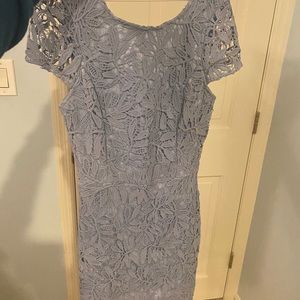 Lulus blue formal mini dress